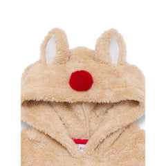 Rudolph the Red-Nosed Reindeer Toddler Girls Plush Cosplay Hoodie, Sizes 12M-5T