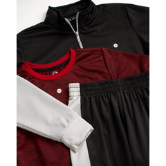 RBX Boys Jogger Set - Lightweight Athletic Tricot Joggers, T-Shirt and Zip Up Jacket for Boys 3 Pack