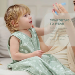 3Pcs 0.5 Tog Baby Sleep Sack 12-18 Months 100% Cotton Unisex Baby Wearable Blanket With 2-way Zipper