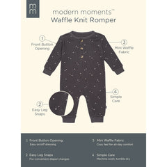 Modern Moments by Gerber Gender Neutral Romper, Sizes 0/3 Months -24 Months