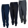 Brooklyn Vertical Boys' Fleece Cotton Joggers Sweatpants with Reflective Zipper Pocket and Drawstring, Small-XL