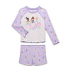 Character Toddler Girl Long-Sleeve Rash Guard and Swim Short Set, 2-Piece, Sizes 12M-5T