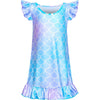 Girls Nightgowns Unicorn Sleepwear Soft Nightgown Night Dress for Kids