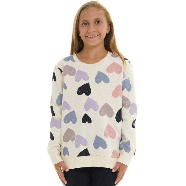 Pink Angel Girls’ 2-Piece Fleece Sweatshirt and Legging Set – Cozy Fall & Winter Outfit with Stylish Prints