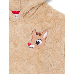 Rudolph the Red-Nosed Reindeer Toddler Girls Plush Cosplay Hoodie, Sizes 12M-5T
