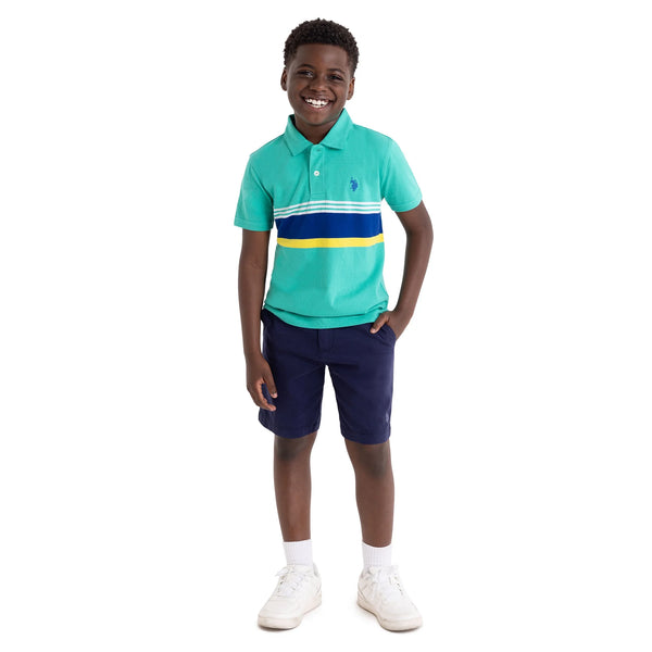 U.S. Polo Assn. Boys Twill Hartford Short, Sizes 4-18