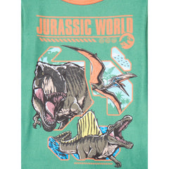 Jurassic World Boys Long Sleeve Tee and Pants Pajama Set, 2-Piece, Sizes 4-10